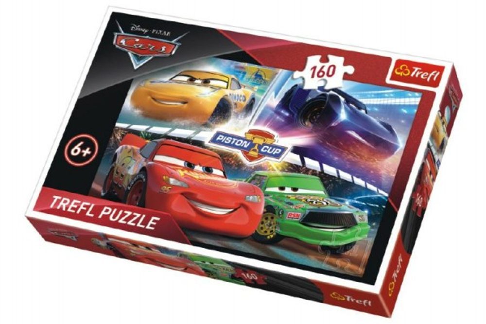 Trefl Puzzle Cars 3 Disney 41x27,5cm 160 dílků v krabici 29x19x4cm