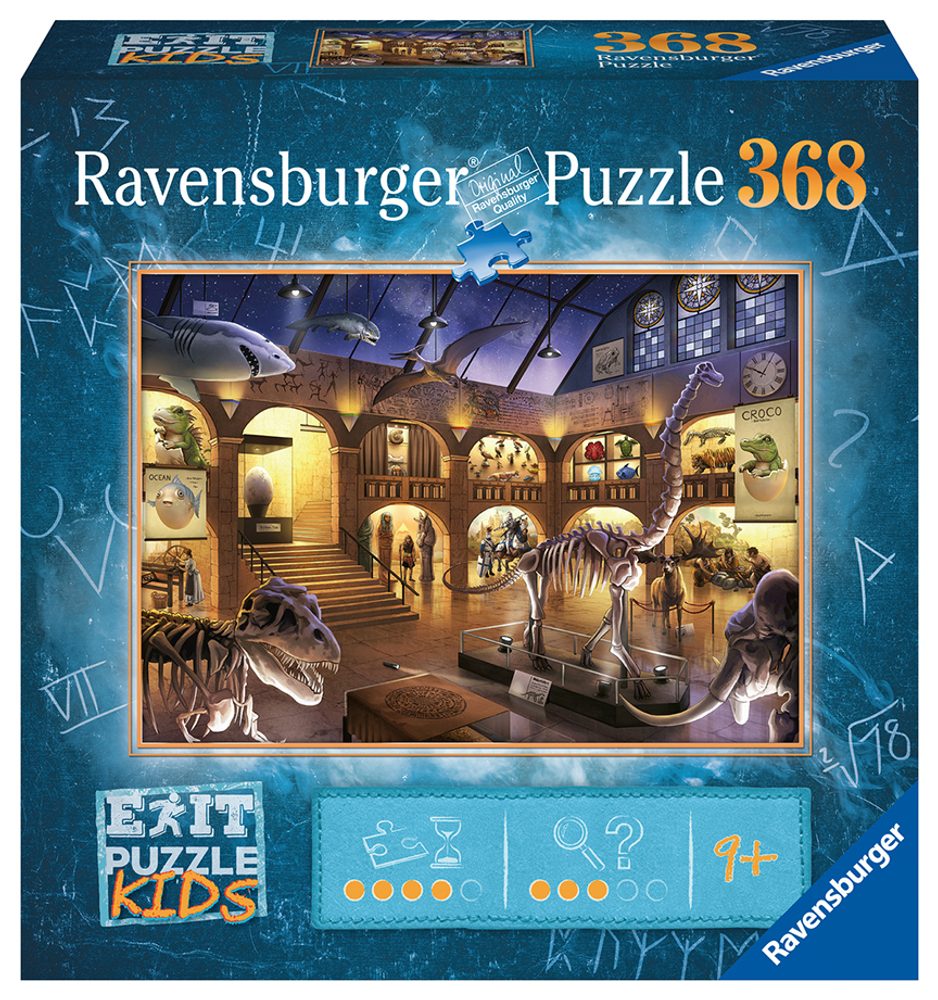 Ravensburger Exit KIDS Puzzle: Noc v muzeu 368 dílků