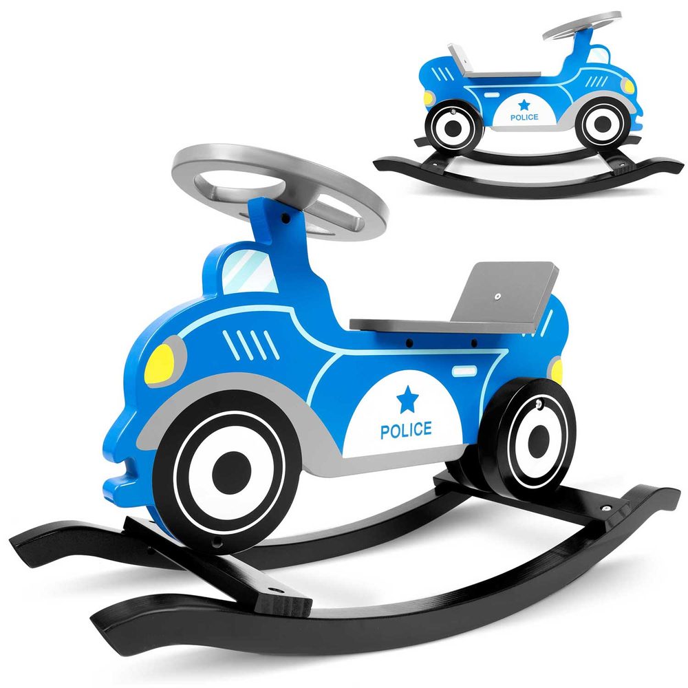 Ricokids Dřevěné houpací auto Ricokids 785000 policie