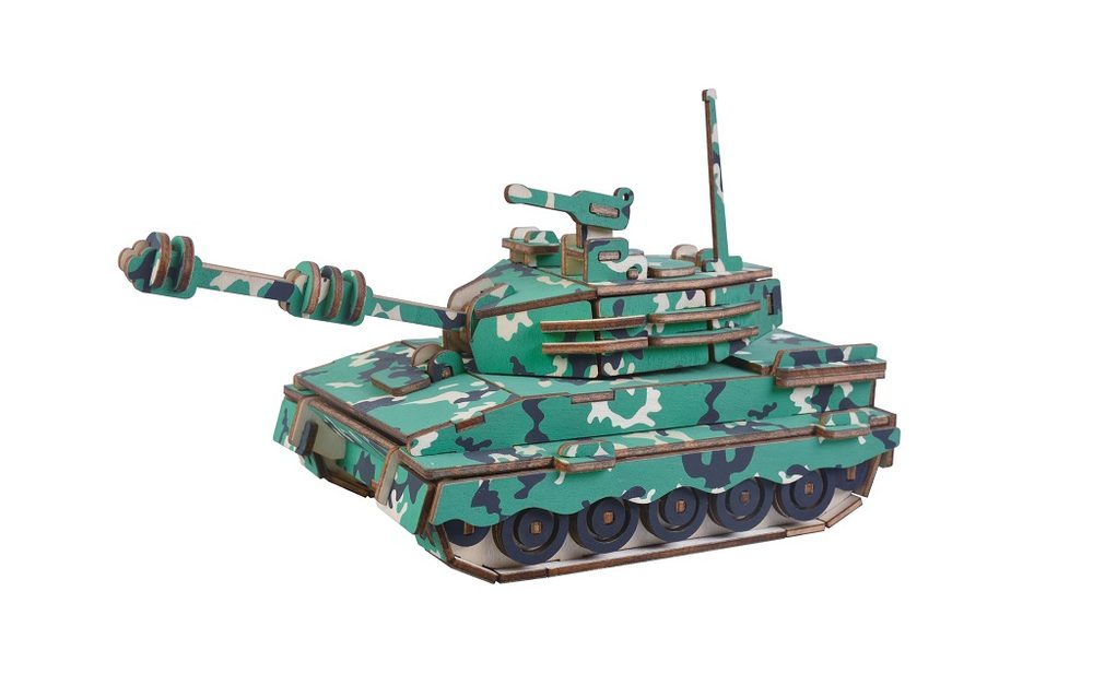 Woodcraft construction kit Woodcraft Dřevěné 3D puzzle Střední tank