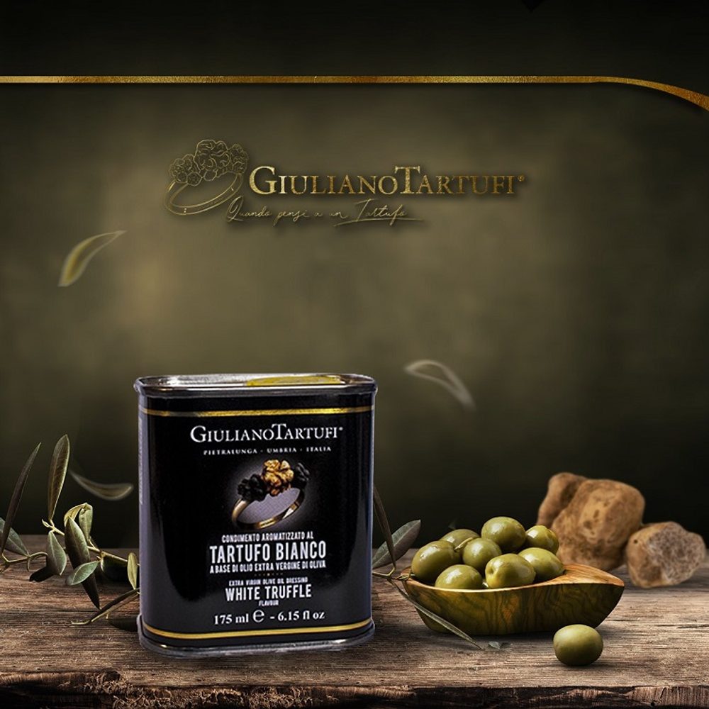 Levně Giuliano Tartufi Extra panenský olivový olej s bílým lanýžem - 175ml (OLT175)