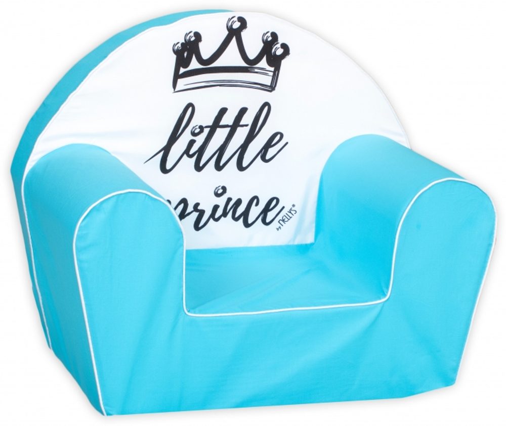 Baby Nellys Dětské křesílko LUX Little Prince Baby Nellys, modré