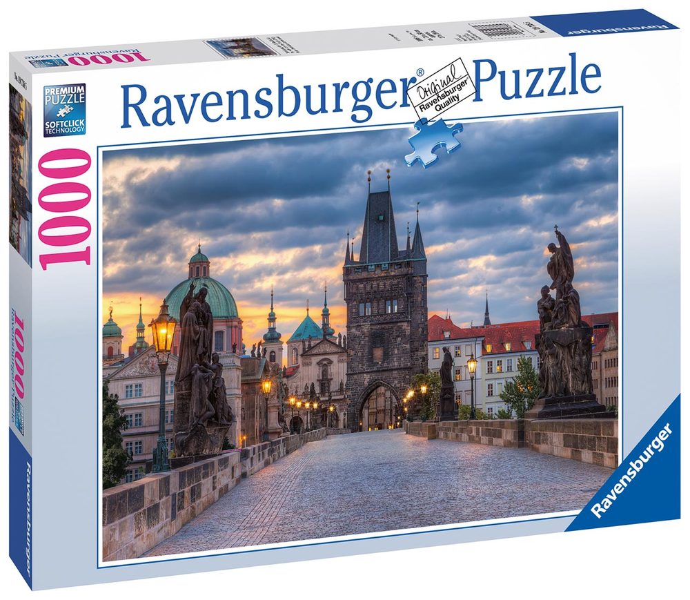 Ravensburger Praha: Procházka po Karlově mostě 1000 dílků