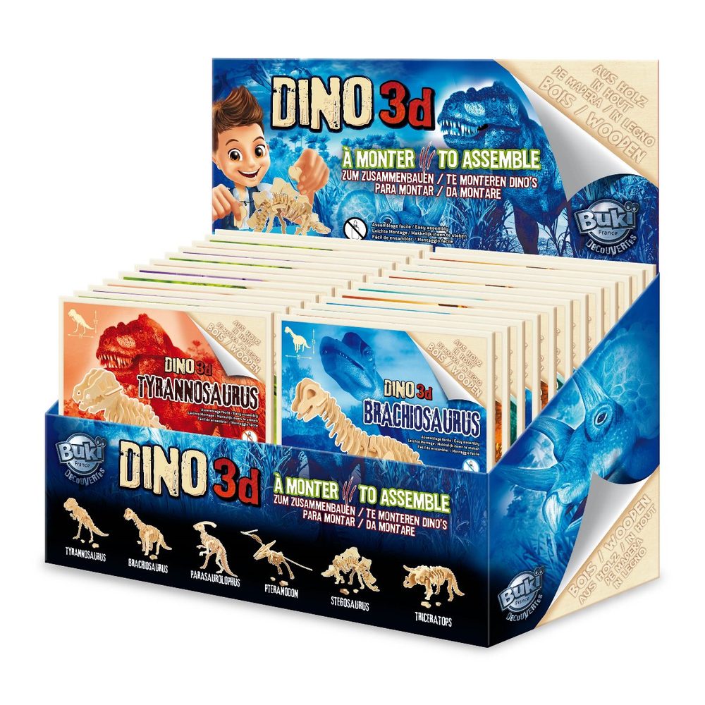 BUKI Dino3D dřevěná skládačka dinosaurus