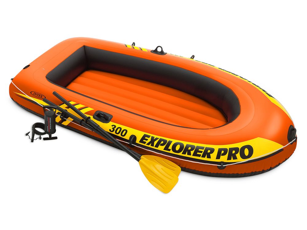 Intex Nafukovací člun Explorer PRO 300 Set 244 x 117 x 36 cm vesla + pumpa INTEX 58358