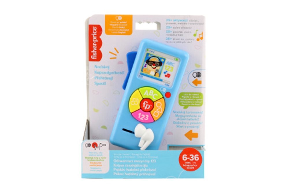 Popron.cz Fisher-Price Pejskův hudební přehrávač CZ/SK/ENG/HU/PL HRC30 TV