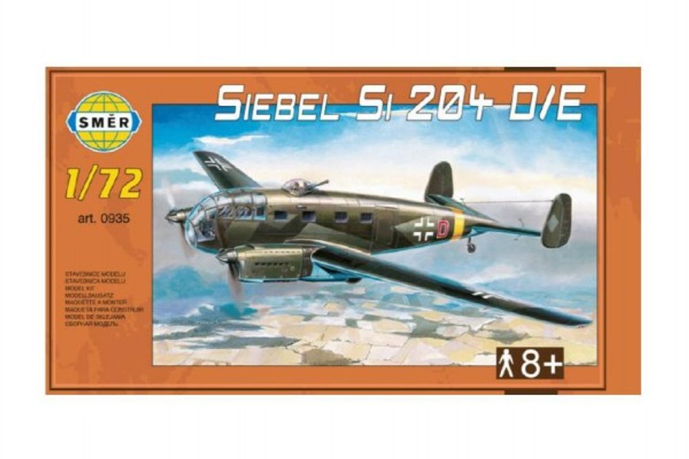 Směr Model Siebel Si 204 D/E 1:72 29,5x16,6cm v krabici 34x19x5,5cm