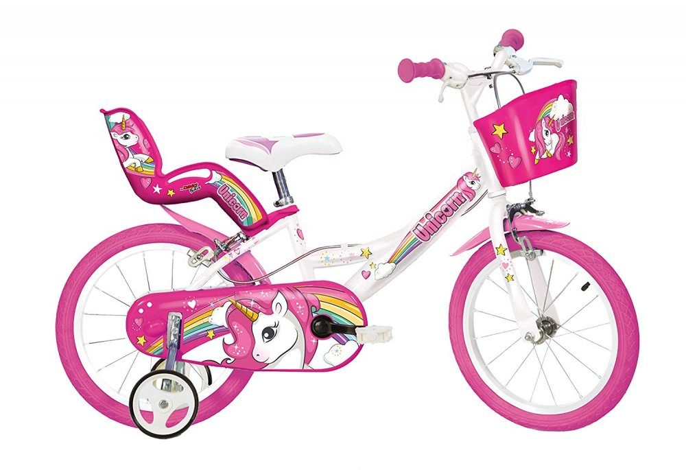 DINO Bikes Dětské kolo Dino Bikes 164R-UN Unicorn Jednorožec 16