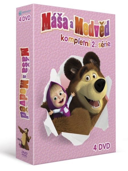 Popron.cz Kolekce Máša a medvěd část 5.-8., 4DVD