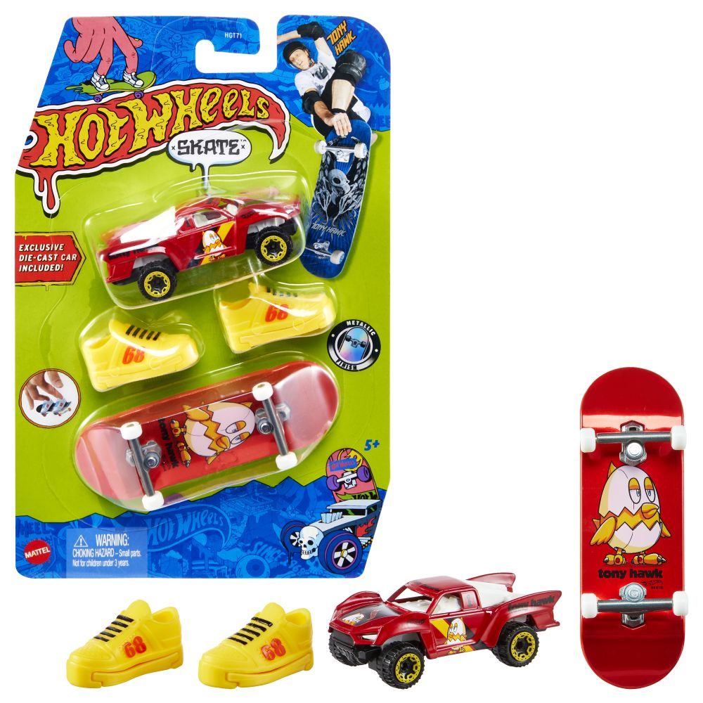 MATTEL HW SKATES SBĚRATELSKÁ KOLEKCE FINGERBOARD A BOTY ASST