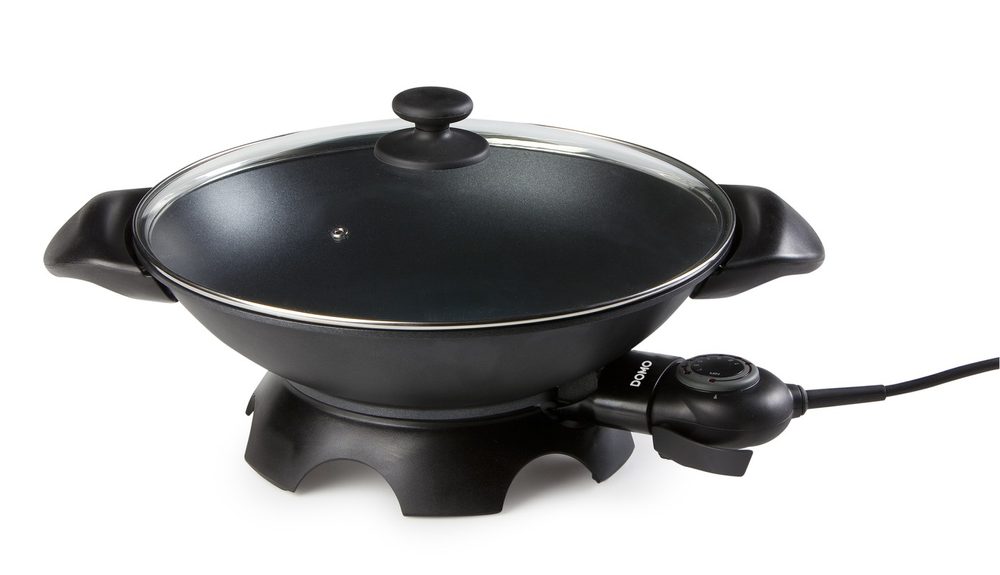 DOMO Elektrická pánev WOK - DOMO DO8708W, 5 l, 2200W