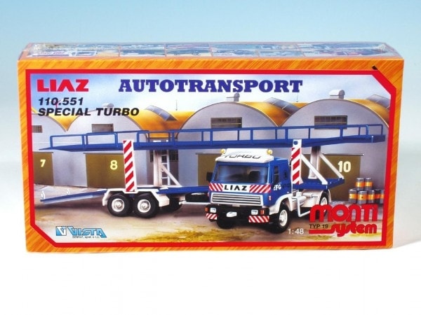 Vista Stavebnice Monti 19 Autotransport Liaz 1:48 v krabici 31,5x16,5x7,5cm