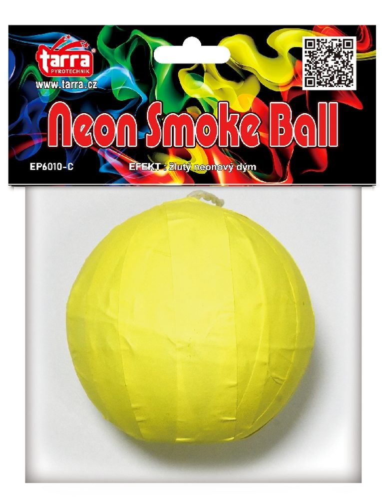 RAPPA Dýmovnice žlutá 1ks Neon Smoke Ball