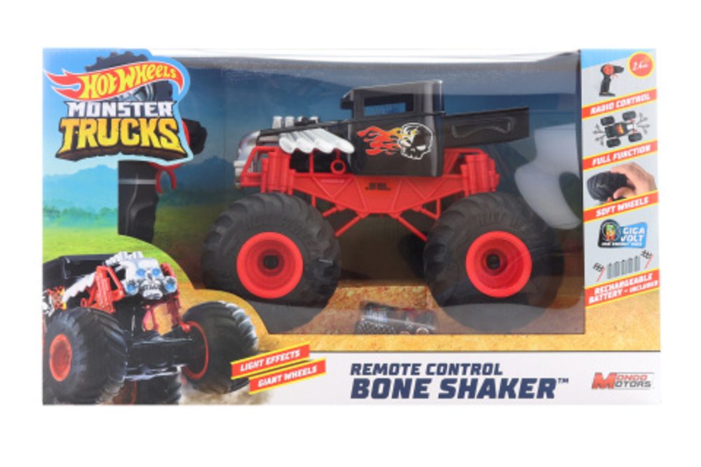 Popron.cz Hot Wheels RC monster Truck Bone Shacker- dálkové ovládání