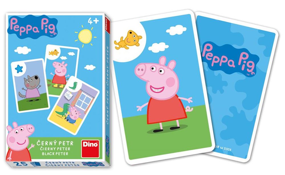 Dino PEPPA PIG Černý Petr