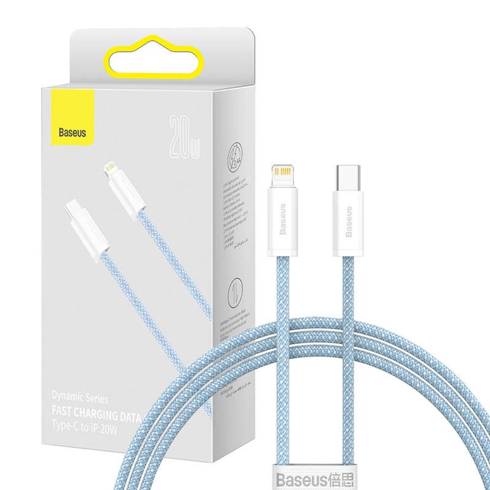 Baseus Kabel USB-C pro Lightning Baseus řady Dynamic, 20 W, 1 m (modrý)