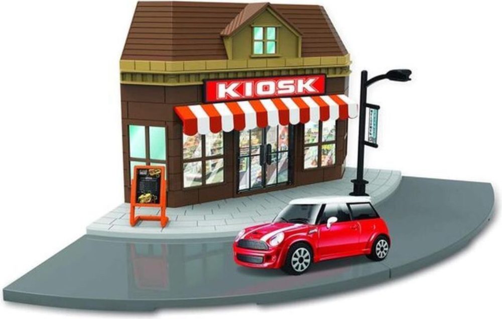 Bburago 2020 Bburago 1:43 Street Fire City Kiosk Store