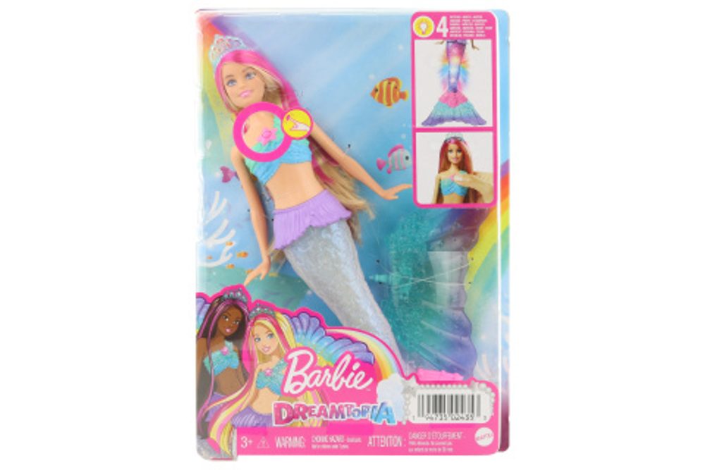 LAMPS Barbie Blikající mořská panna blondýnka