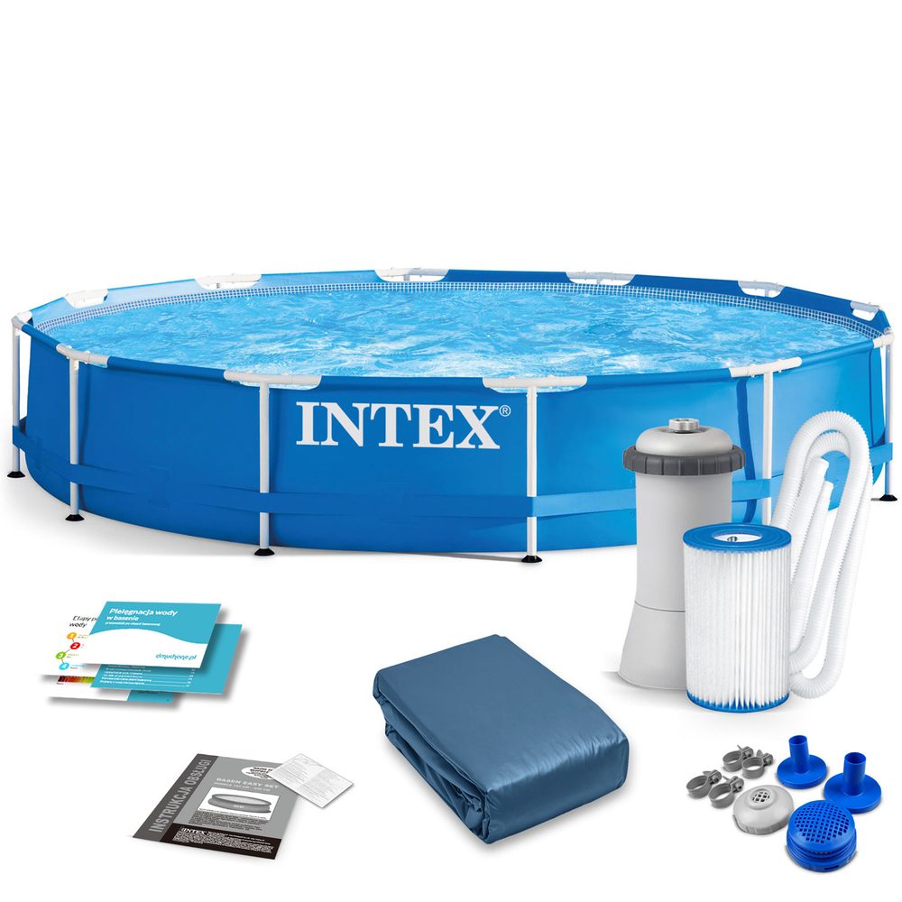 Intex Stojanový zahradní bazén 366 x 76 cm 10v1 INTEX 28212