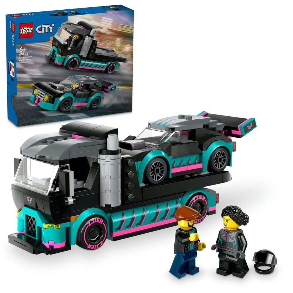 Lego Kamión se závodním autem
