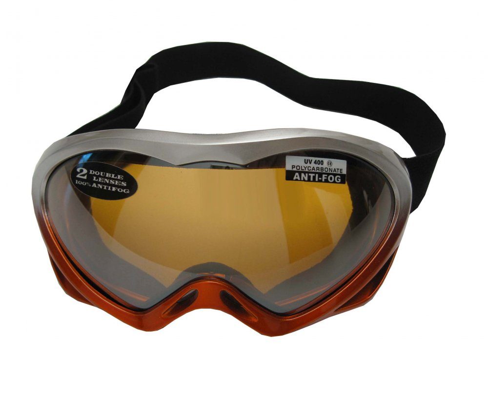 Cortini Dětské lyžařské brýle Cortini Avalanche G1230K silver/orange