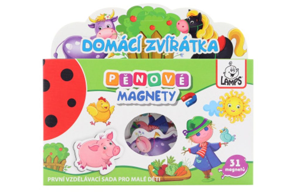 LAMPS Pěnové magnety Domácí zvířátka