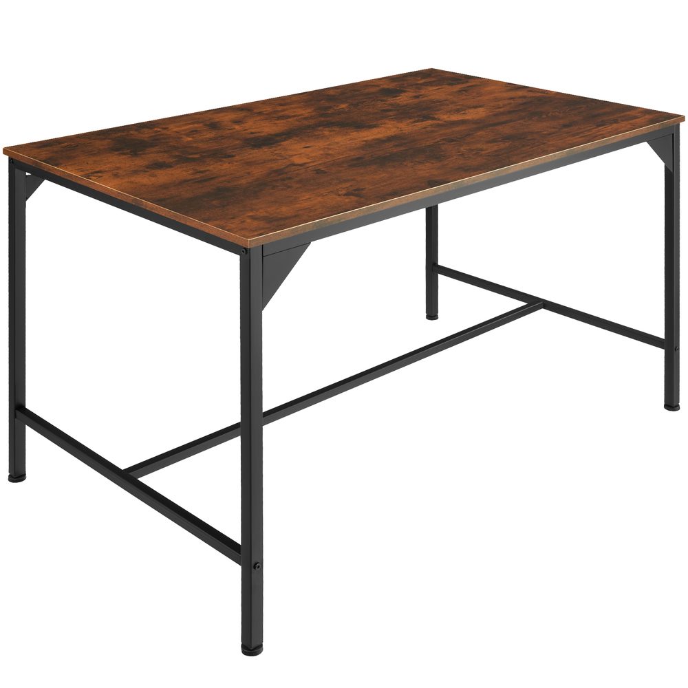 tectake 404344 jídelní stůl belfast 120x75x75cm - Industriální dřevo tmavé, rustikální - Industriální dřevo tmavé