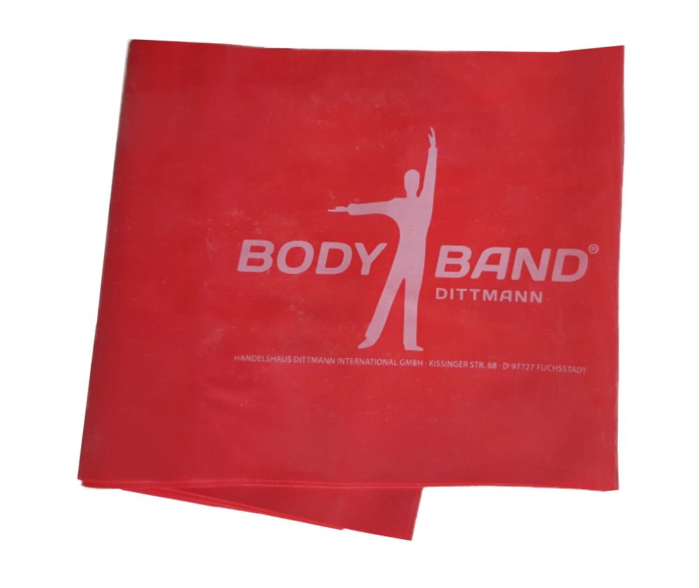 Modom Posilovací guma Body-Band 2,5 m červená