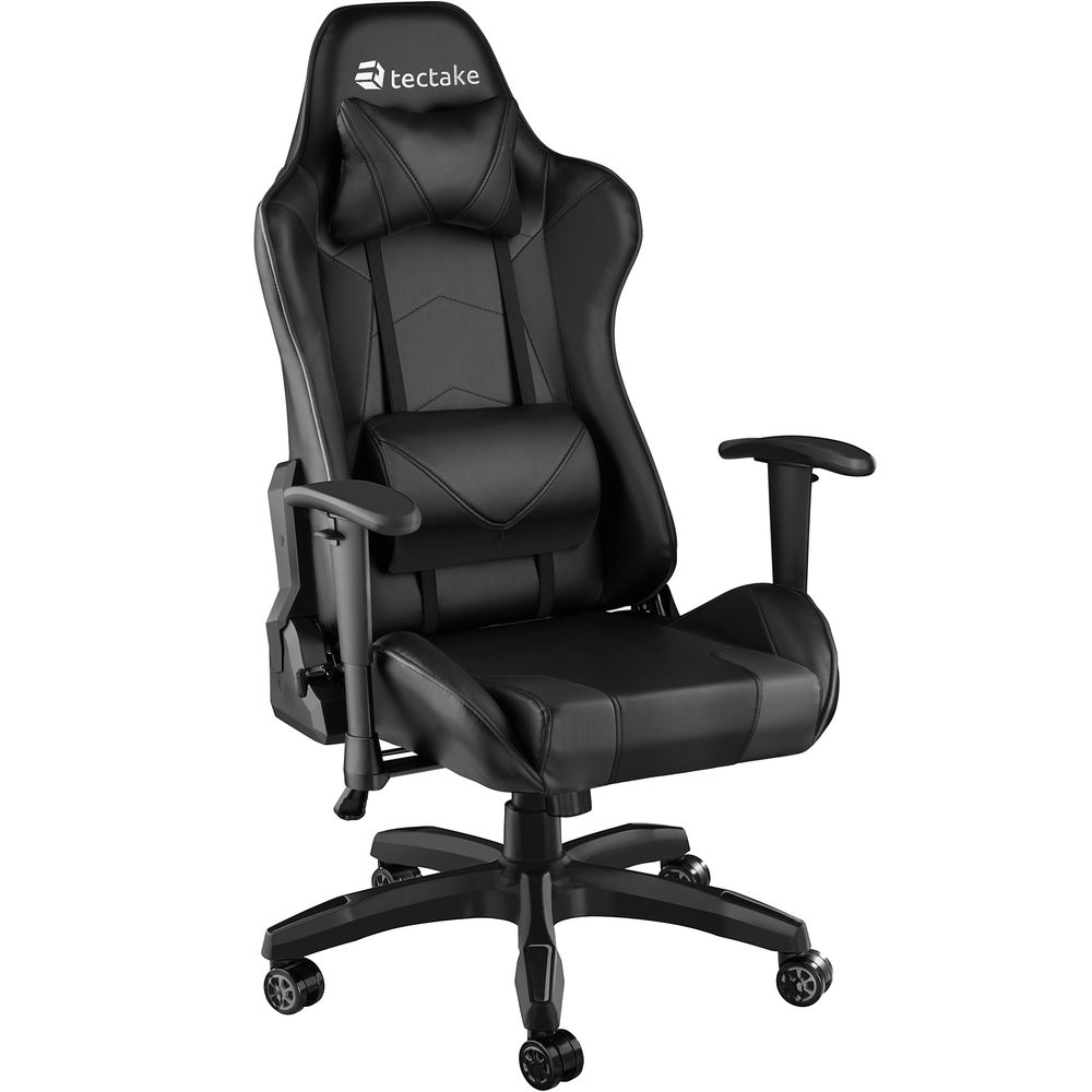 tectake 403206 kancelářská židle twink - černá - černá