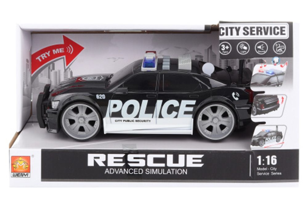Policajné auto na batérie