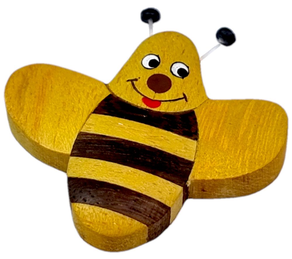 Dvěděti Dřevěná magnetka velká Včela