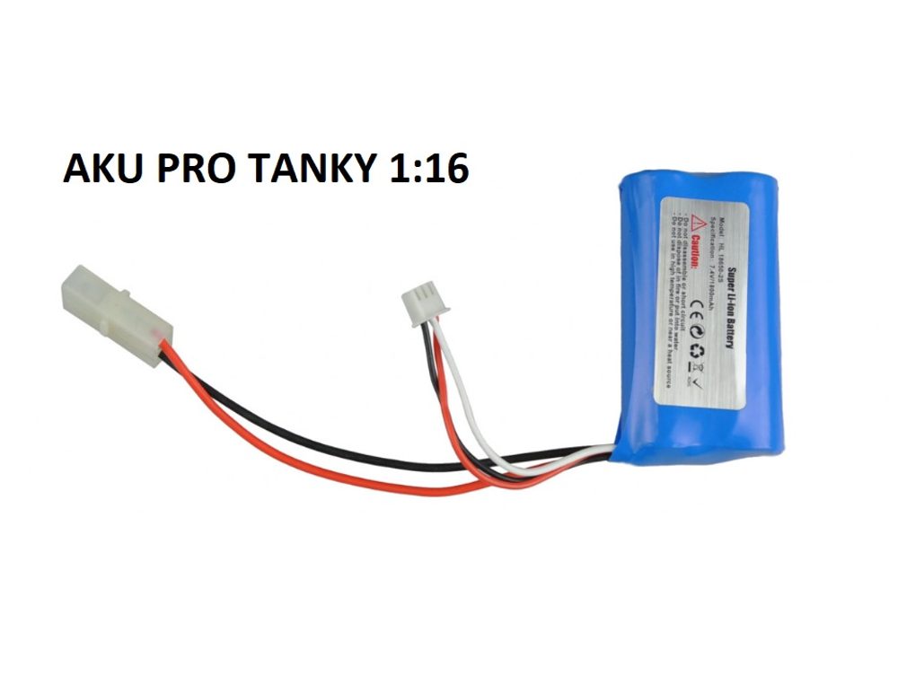 Popron.cz Amewi Aku pro Tanky 7,4V/1800 mAh Tamiya