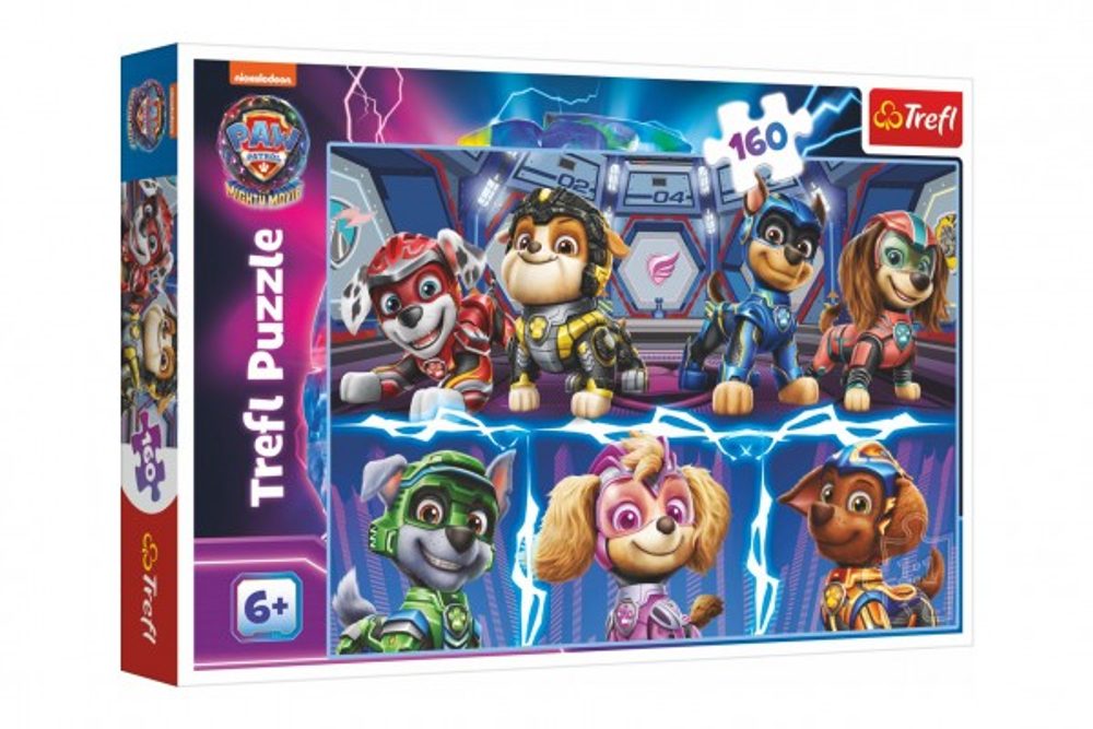 Trefl Puzzle Psí přátelé Tlapková patrola/Paw Patrol 41x27,5cm 160 dílků v krabici 29x19x4cm