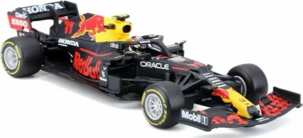Bburago 2020 1:43 RACE F1 - Red Bull Racing RB16B (2021) #11 (Sergio Pérez) s helmou - tvrdá doba