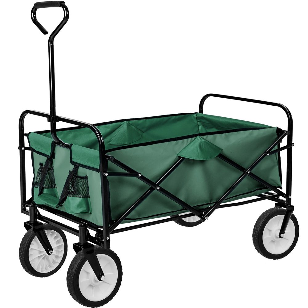 tectake 402595 zahradní přepravní vozík skládací - zelená - zelená