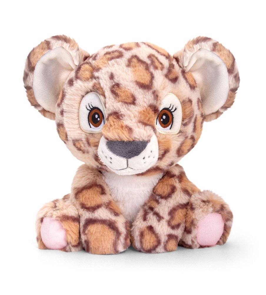 Keel Toys SE1087 Keeleco Leopard - eko plyšová hračka 16 cm