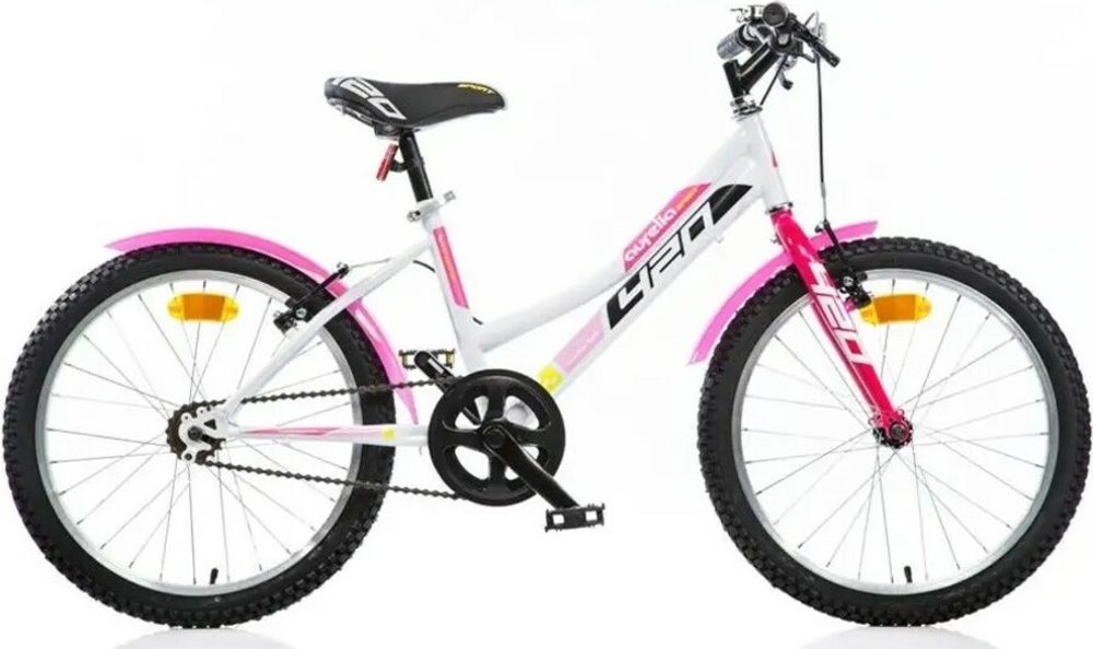 DINO Bikes - Dětské kolo 20" 420D - 0509SC - AURELIA Sport bílo-růžový