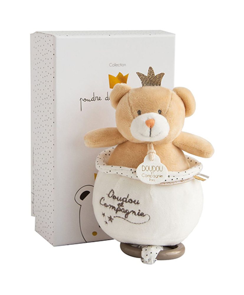 Doudou et Compagnie Paris Doudou Plyšový medvídek hrající melodii 14 cm