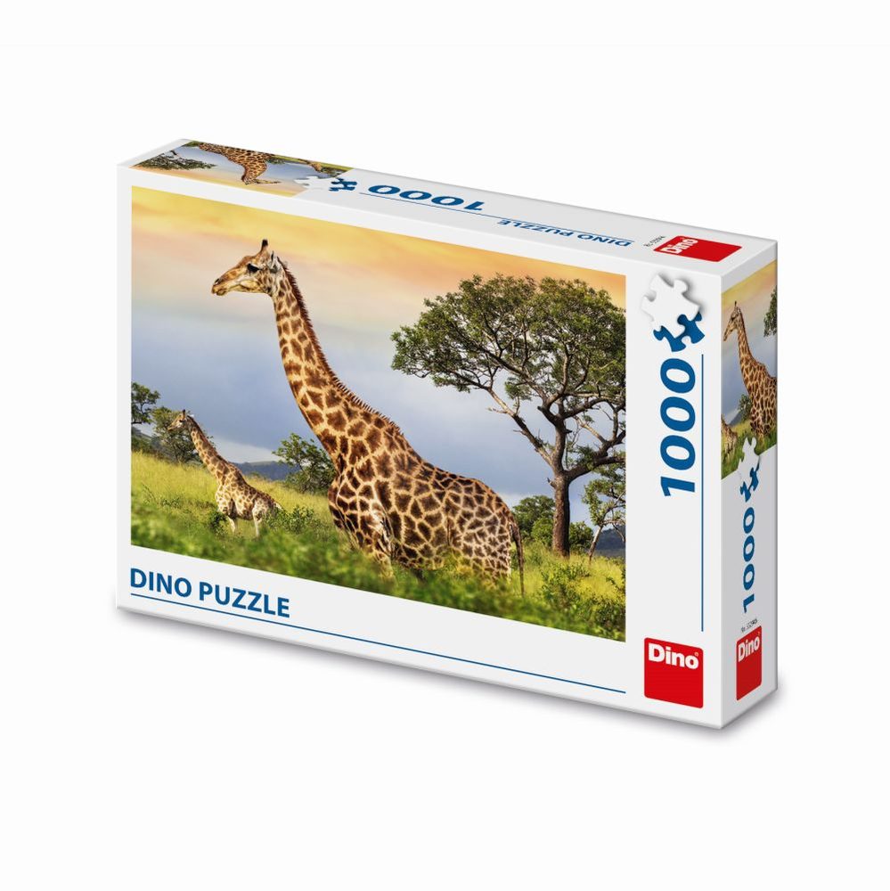 Dino ŽIRAFÍ RODINA 1000 Puzzle