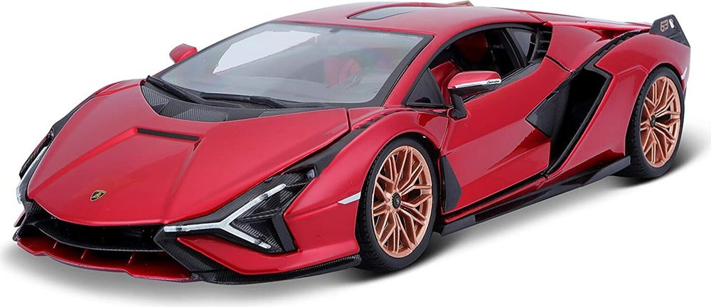 Bburago 2020 Bburago 1:18 TOP Lamborghini Sian FKP 37 Red