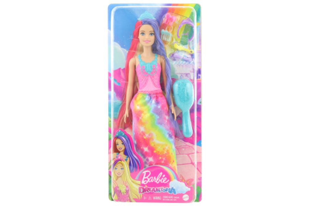 LAMPS Barbie Princezna s dlouhými vlasy GTF38