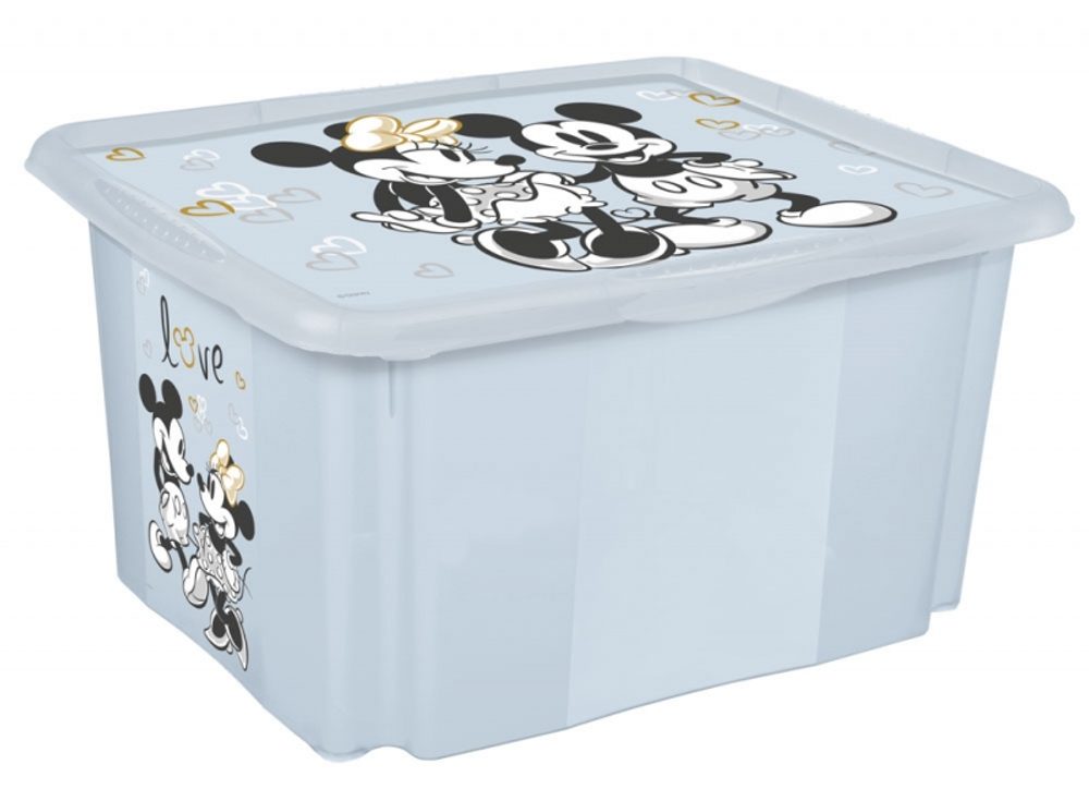 Keeeper Box na hračky Mickey Mouse love 24 l, modrý