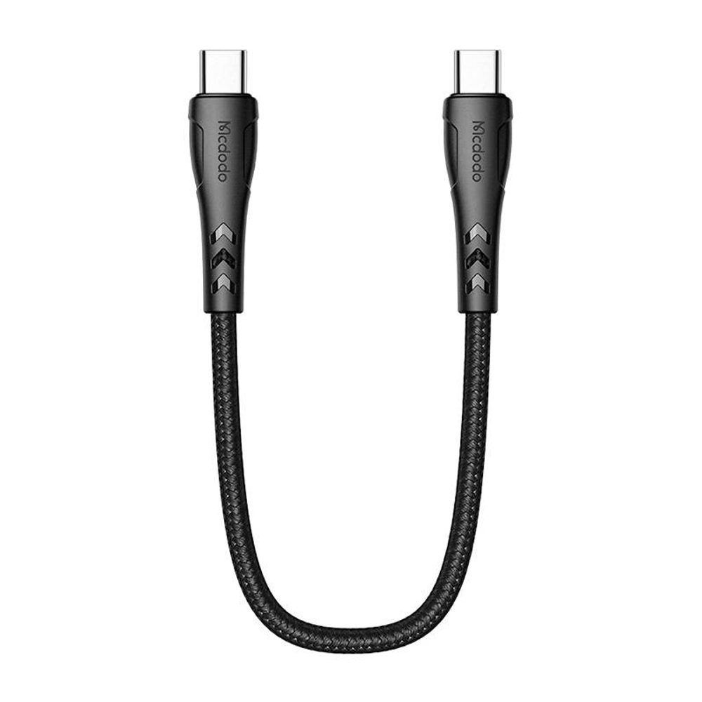 Mcdodo Kabel USB-C na USB-C Mcdodo CA-7640, PD 60W, 0,2 m (černý)