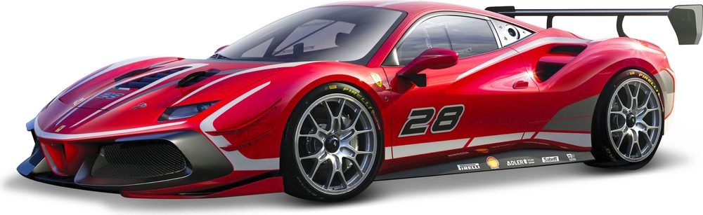 Bburago 2020 Bburago 1:43 Ferrari Racing 488 CHALLENGE EVO 2020