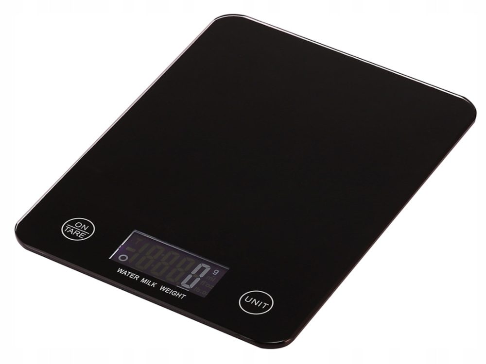 Digitální kuchyňská váha s LCD displejem - černá