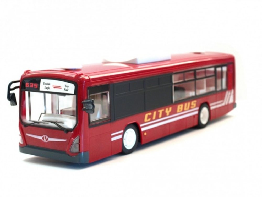 Rayline GmbH DOUBLE E RC městský autobus s otevíracími dveřmi 33cm červená