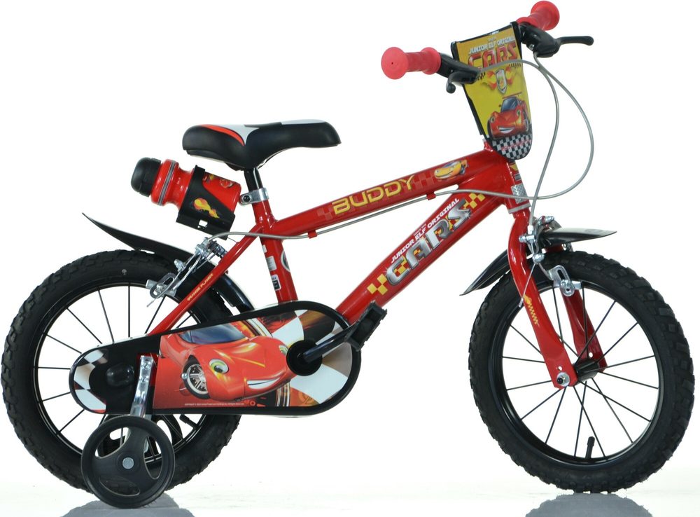 DINO Bikes - Dětské kolo 14" Cars 2022