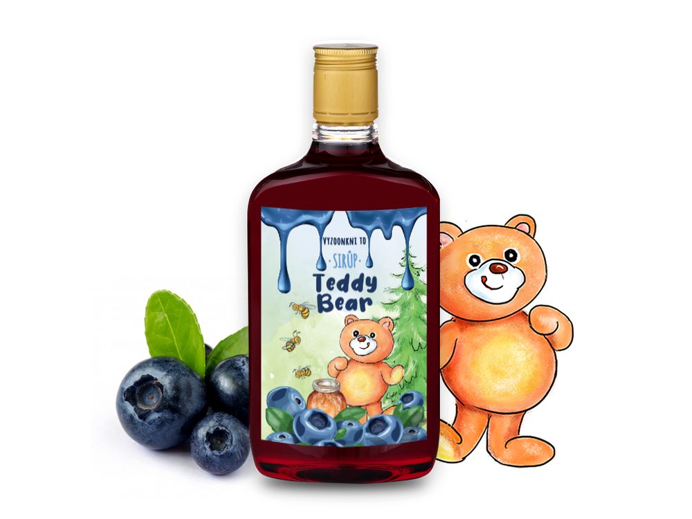 Popron.cz TEDDY BEAR SIRUP, 500 ml