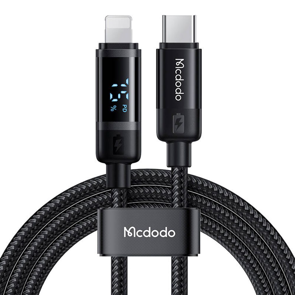 Mcdodo CA-5210 Kabel USB-C na Lightning, 36W, 1,2 m (černý)