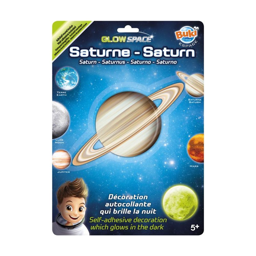 BUKI 3D Saturn svítící dekorace na zeď